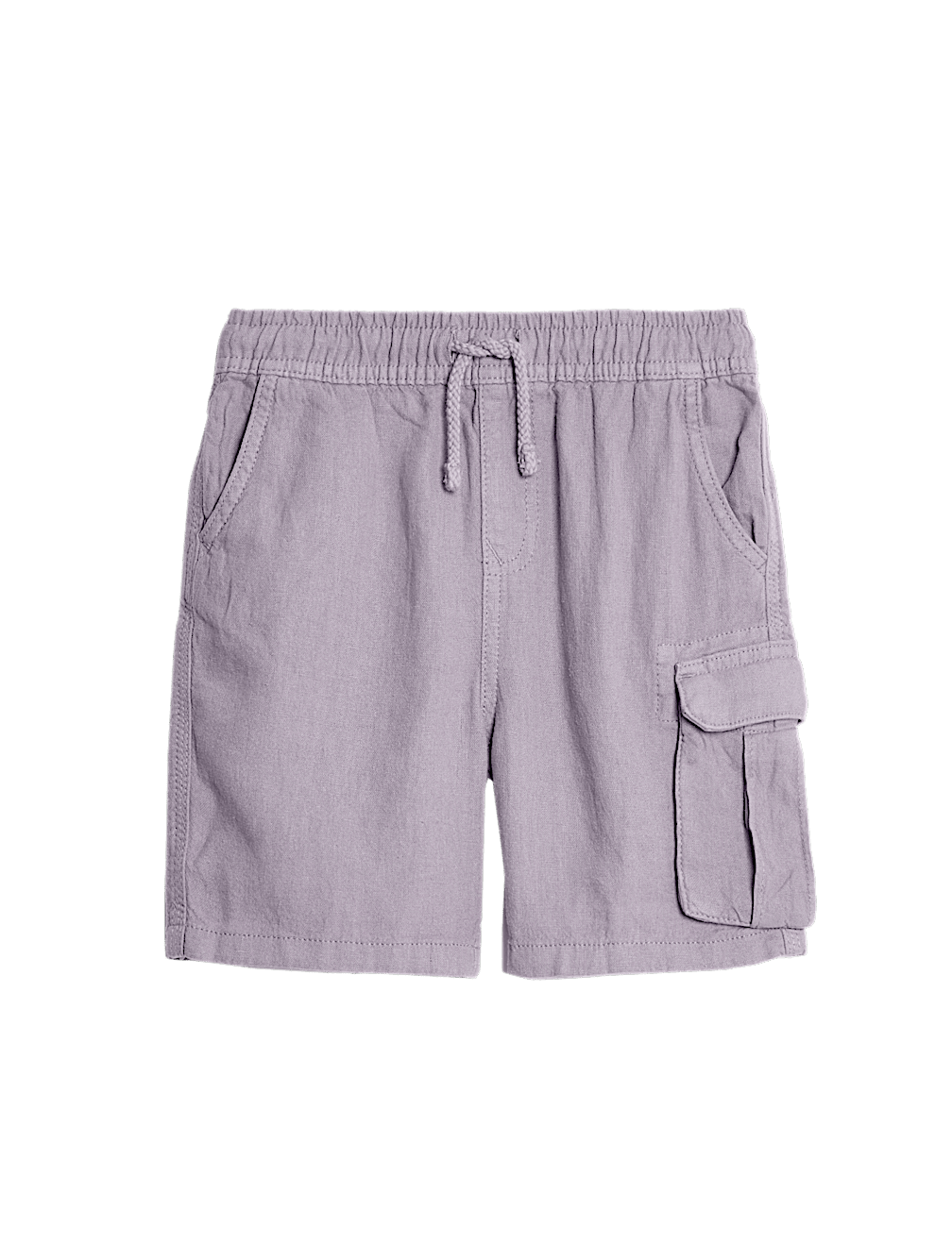 Linen Rich Elasticated Waist Shorts (2-8 Yrs)