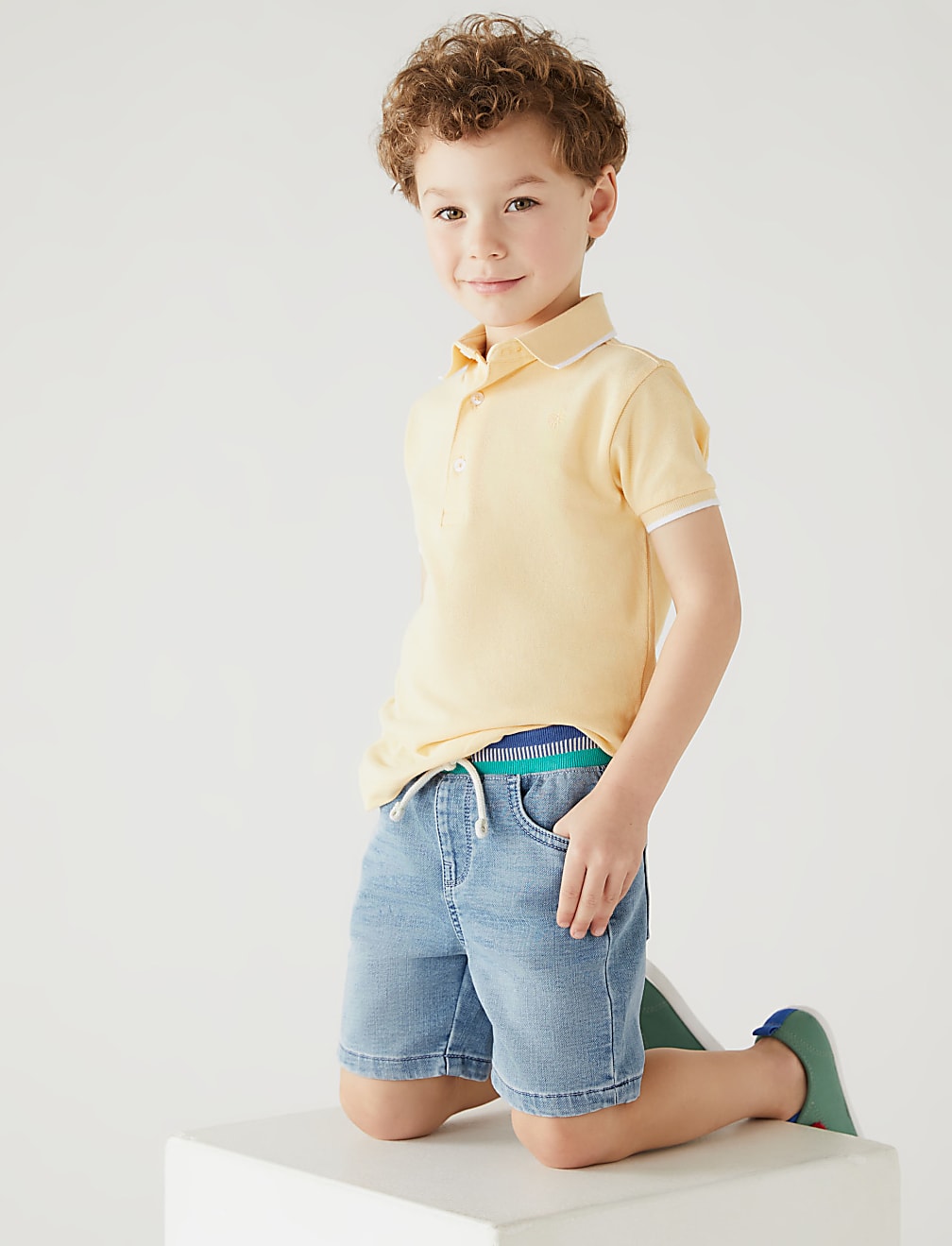 Cotton Rich Denim Shorts