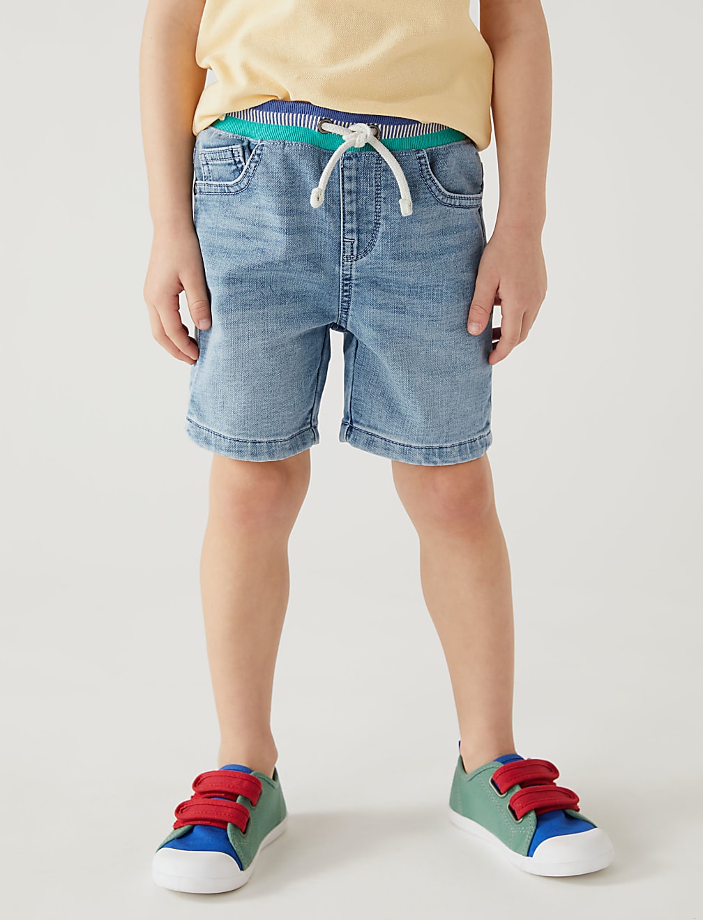 Cotton Rich Denim Shorts