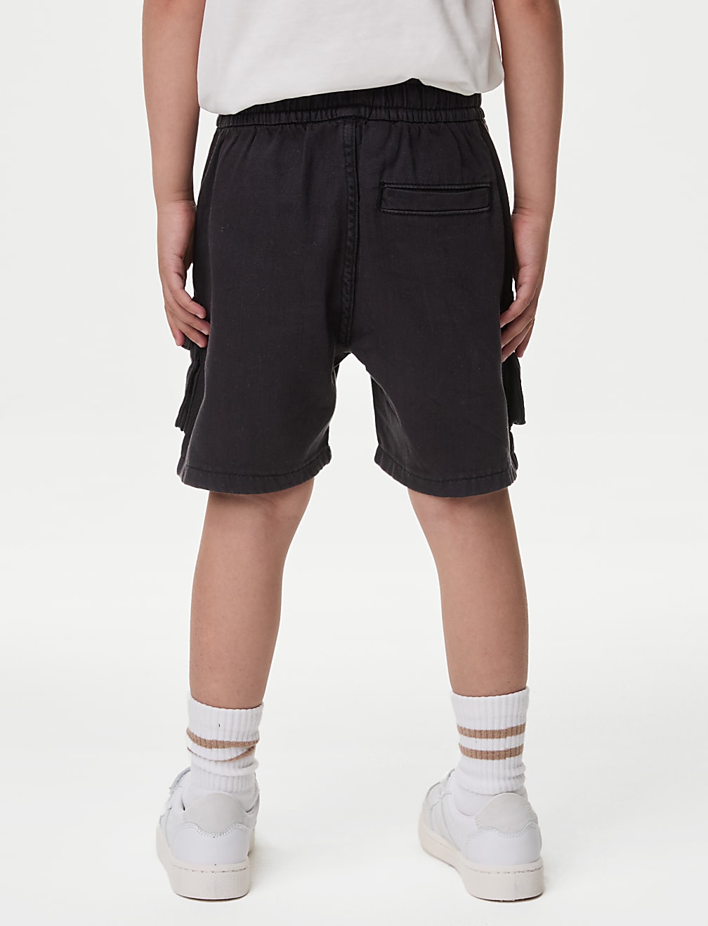 Pure Cotton Cargo Shorts (2-8 Yrs)