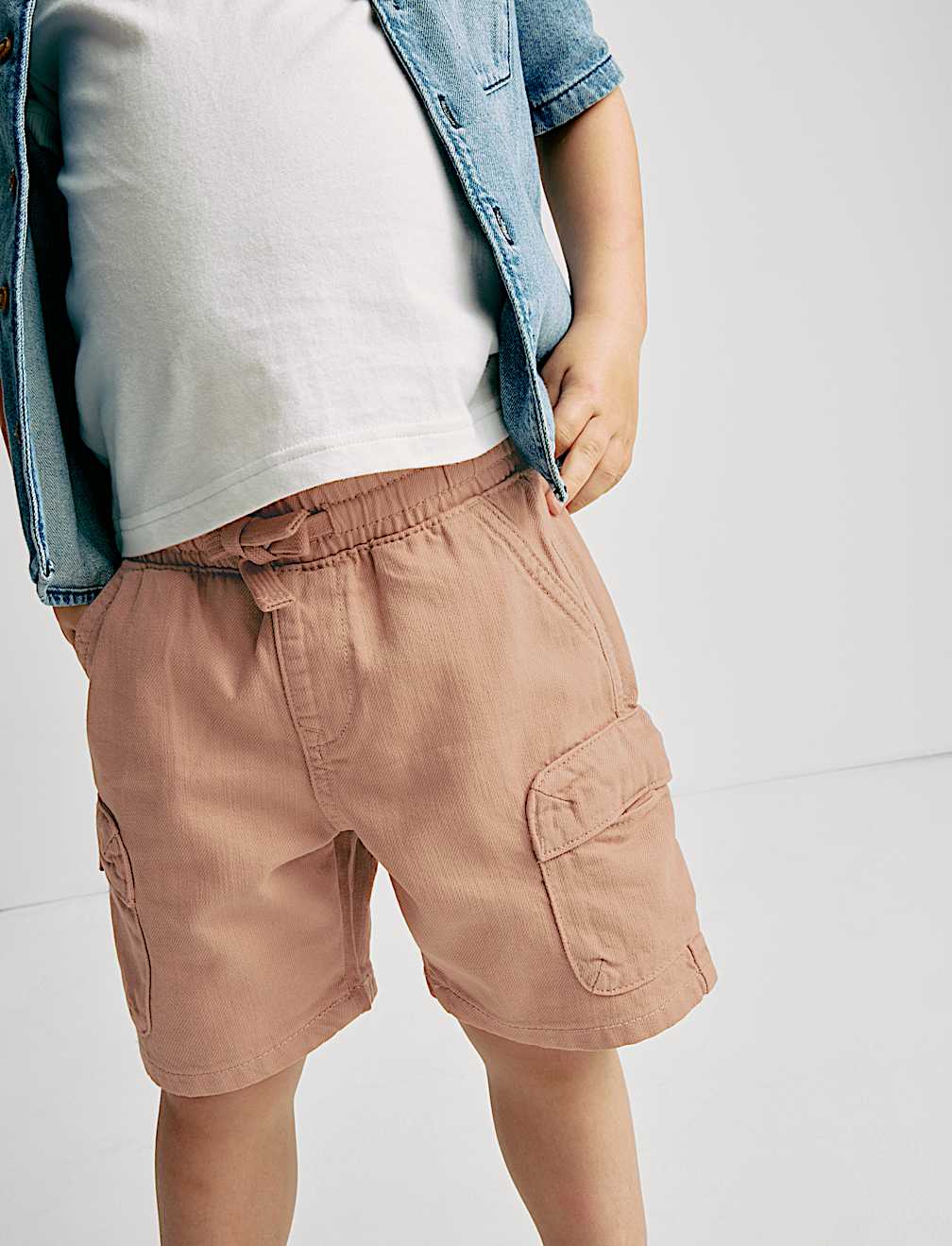 Cotton Rich Cargo Shorts (2-8 Yrs)