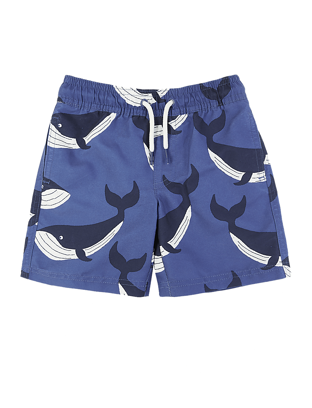 Whale Print Swim Shorts (2-7 Yrs)