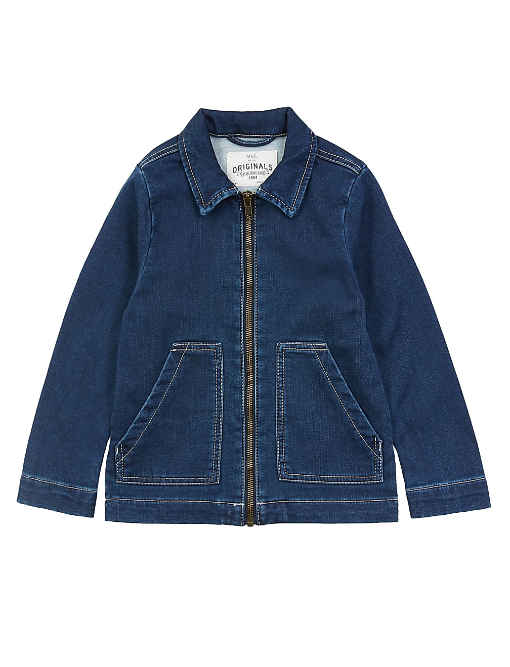 Cotton Rich Boxy Denim Jacket (2-7 Years)