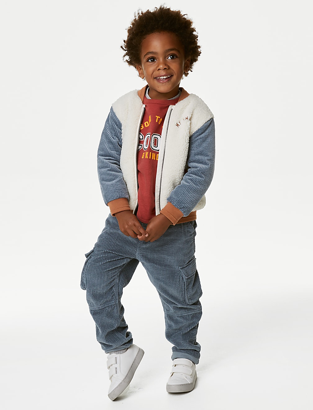 Cosy Borg Bomber Jacket (2-8 Yrs)