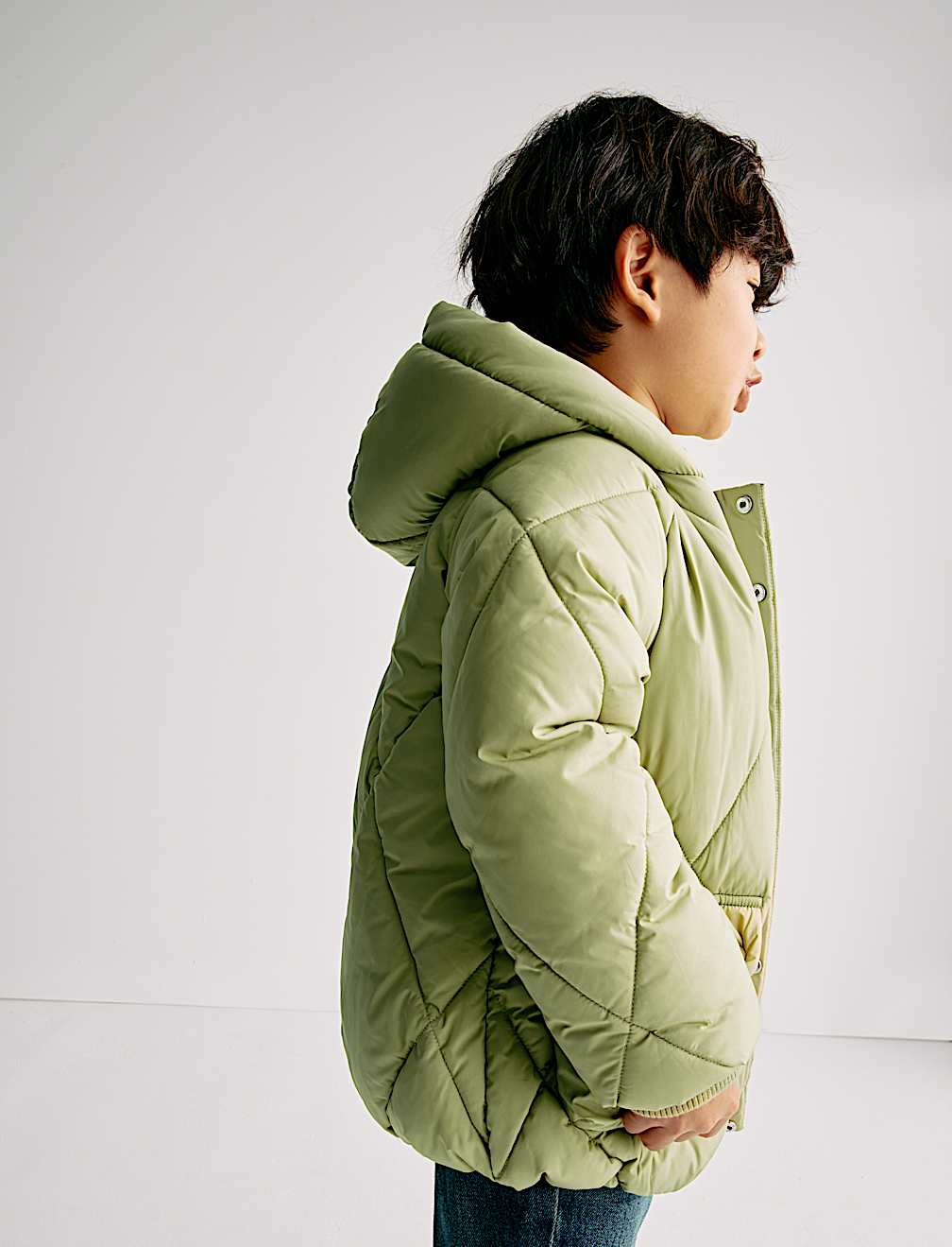 Midweight Padded Hooded Coat (2-8 Yrs)