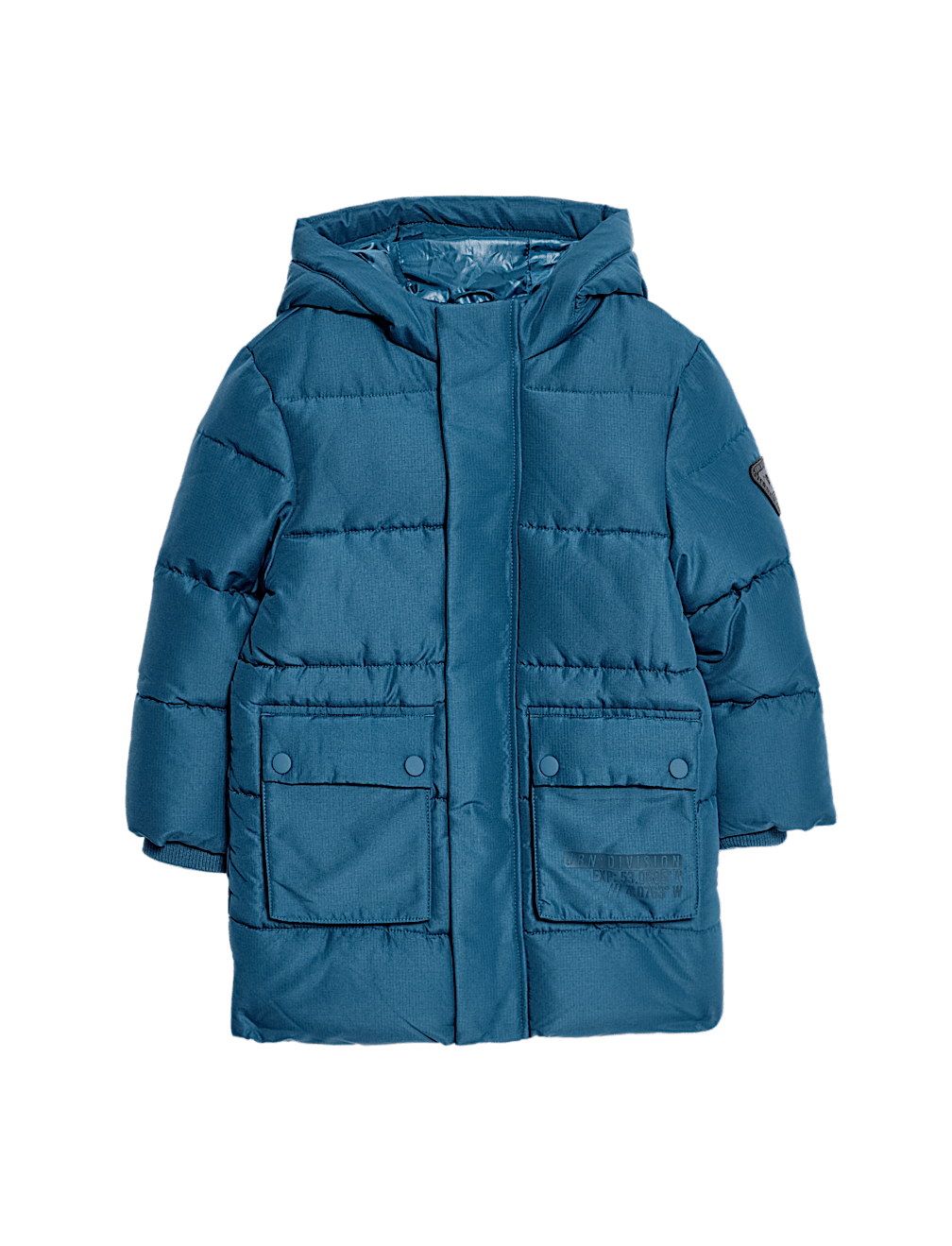 Longline Padded Hooded Coat (2-8 Yrs)