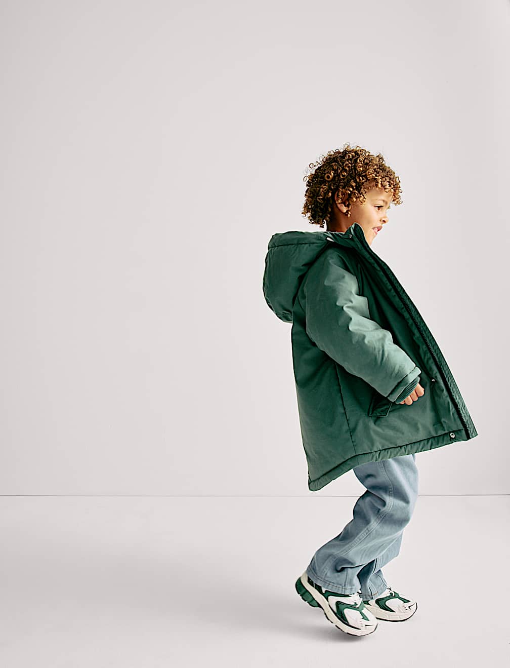Hooded Padded Parka Coat (2-8 Yrs)