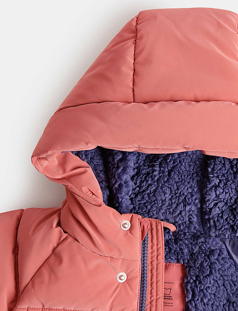 Borg Lined Padded Coat (2-8 Yrs)