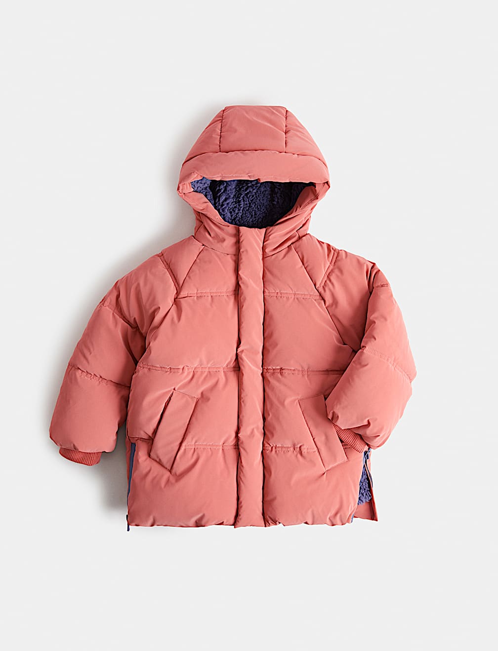 Borg Lined Padded Coat (2-8 Yrs)