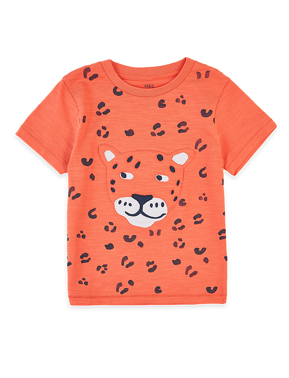 Pure Cotton Leopard T-Shirt (2-7 Years)