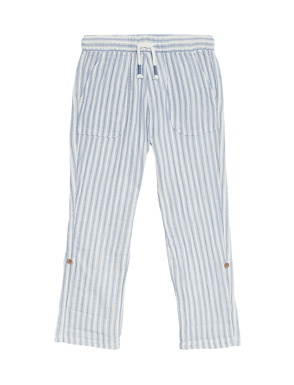 Pure Cotton Striped Trousers (2–8 Yrs)