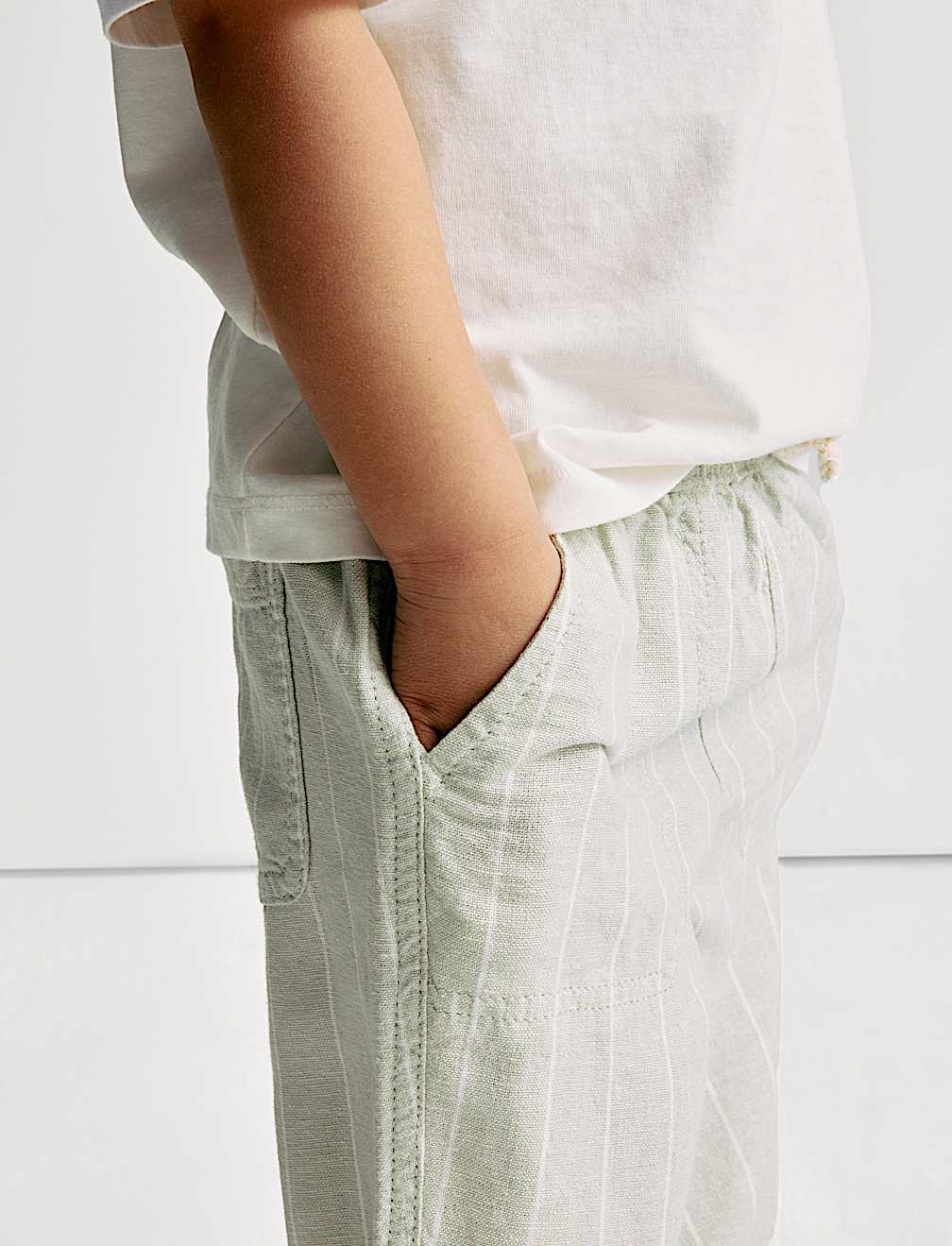 Linen Rich Trousers (2-8 Yrs)