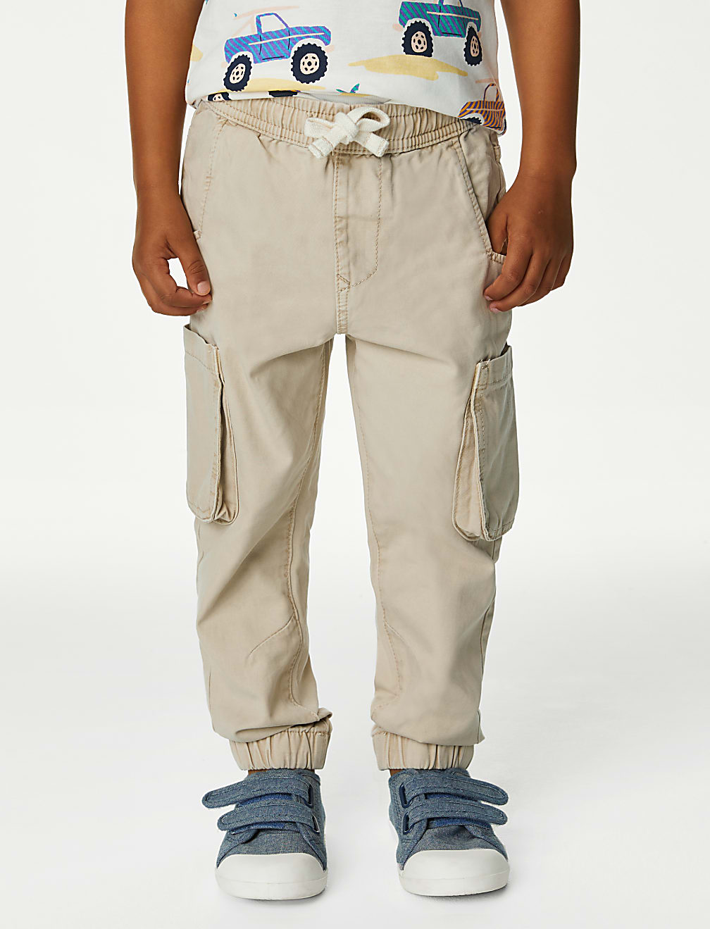 Pure Cotton Cargo Trousers