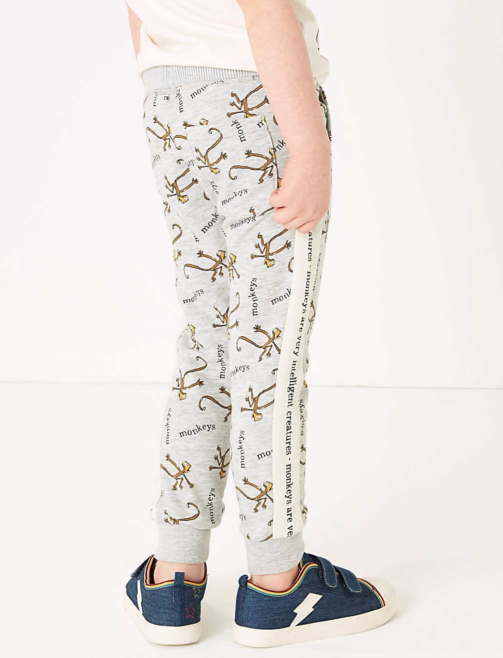 Roald Dahl™ & NHM™ Monkey Print Joggers (2-7 Yrs)