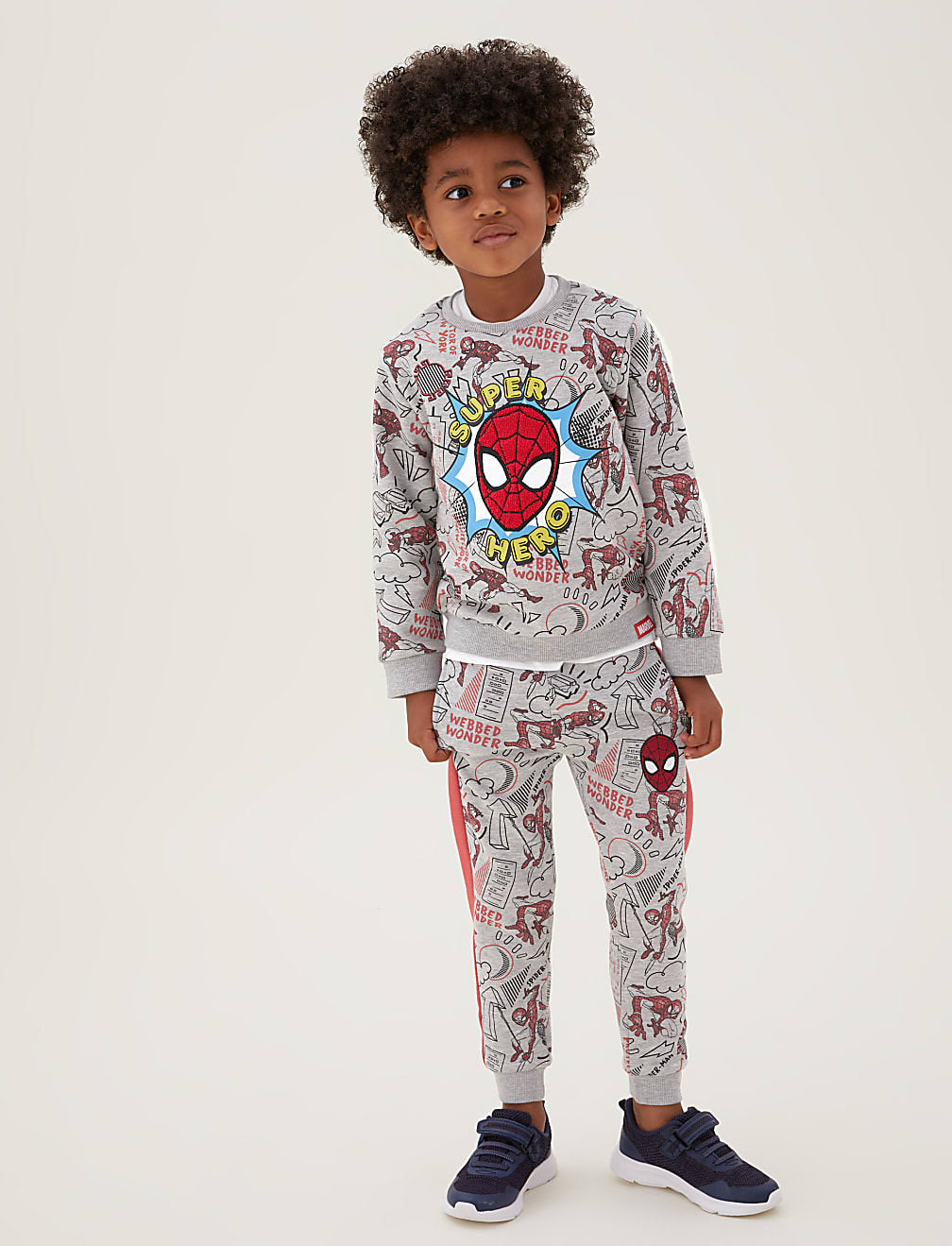 Cotton Rich Spider-Man™ Joggers (2-7 Yrs)