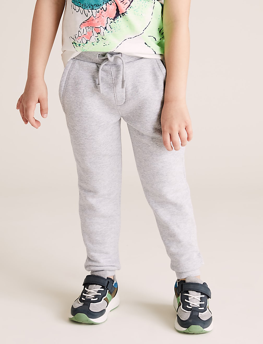 2pk Cotton Rich Joggers (2-7 Yrs)