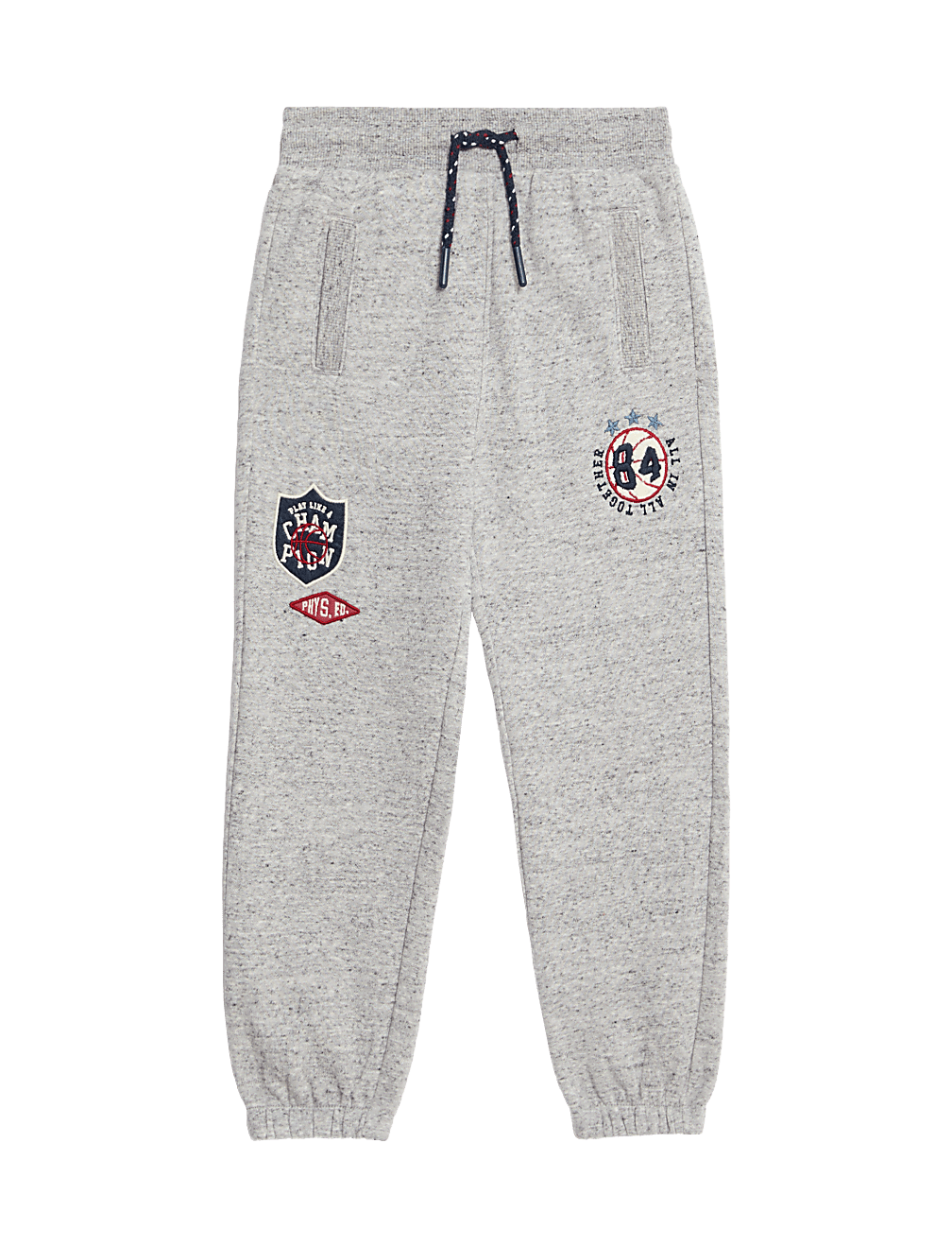 Cotton Rich Badge Joggers (2-8 Yrs)
