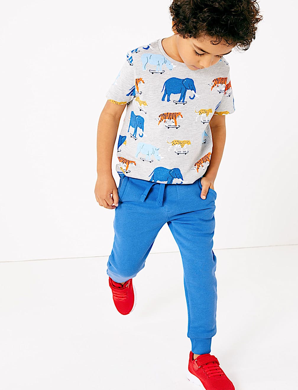 Cotton Rich Draw Cord Joggers (3 Mths - 7 Yrs)