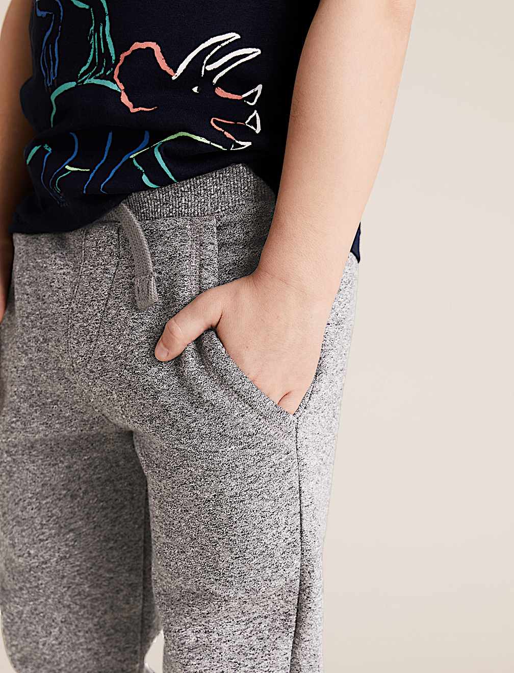 Cotton Rich Draw Cord Joggers (3 Mths - 7 Yrs)