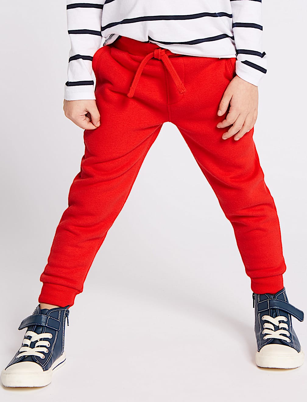 Cotton Rich Draw Cord Joggers (3 Mths - 7 Yrs)
