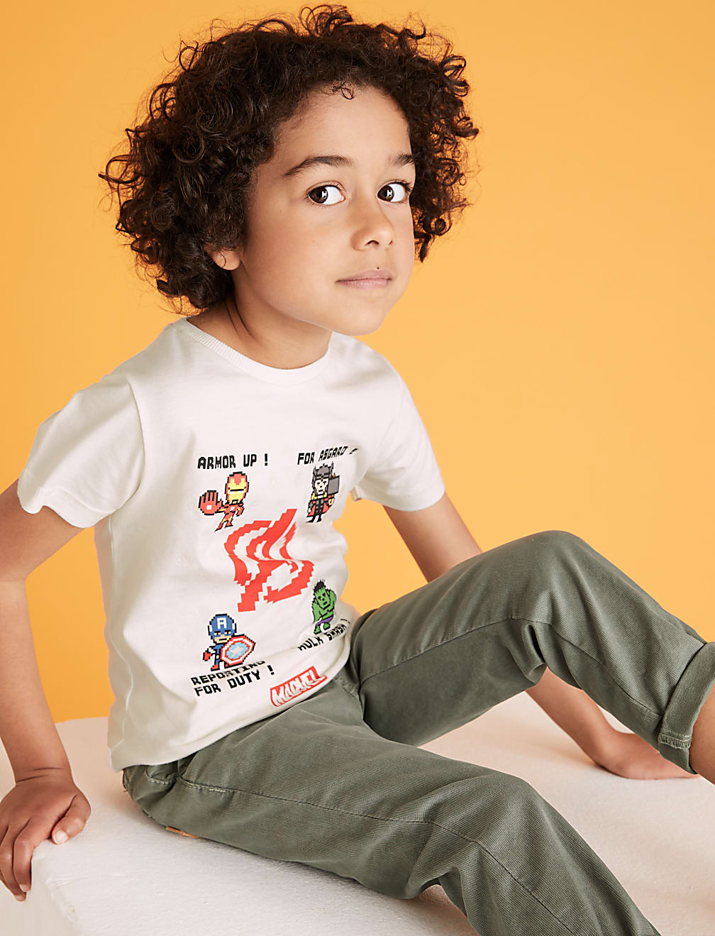 Pure Cotton Marvel Avengers™ T-Shirt (2-7 Yrs)