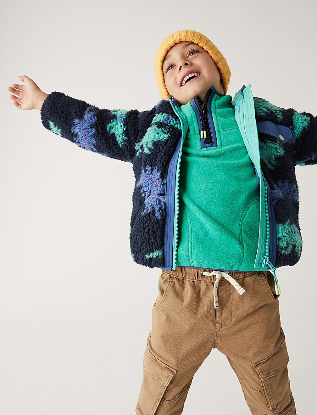Zip Fleece Top