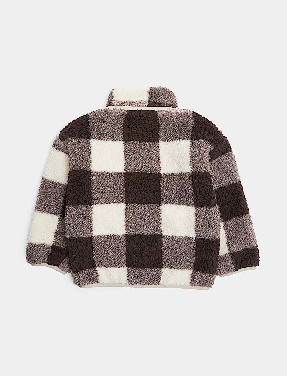 Borg Checked Fleece Lined Jacket (2-8 Yrs)
