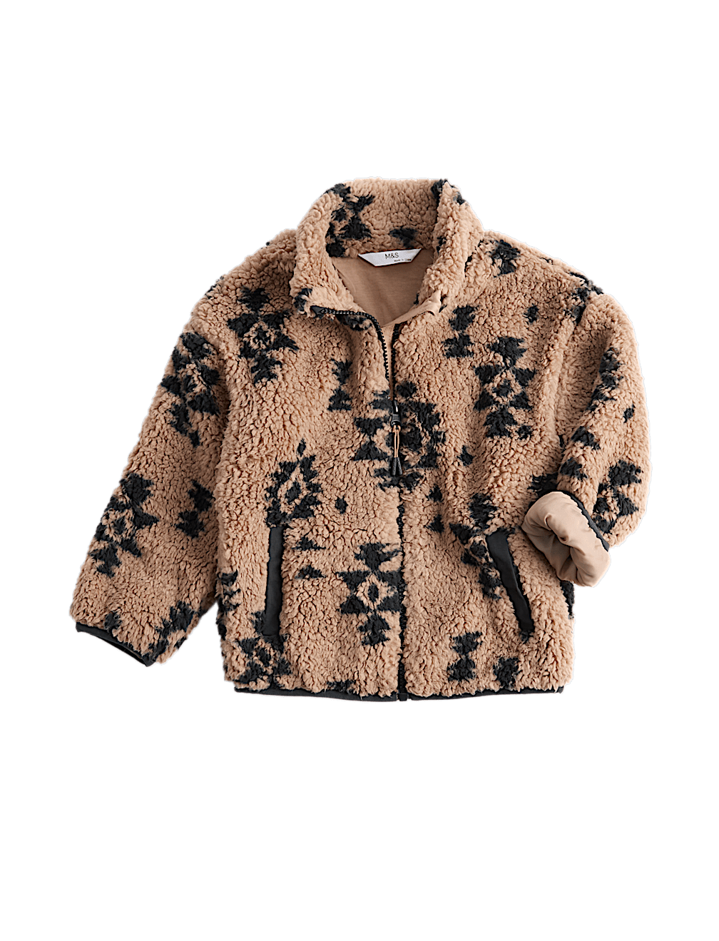 Borg Aztec Fleece Jacket (2-8 Yrs)