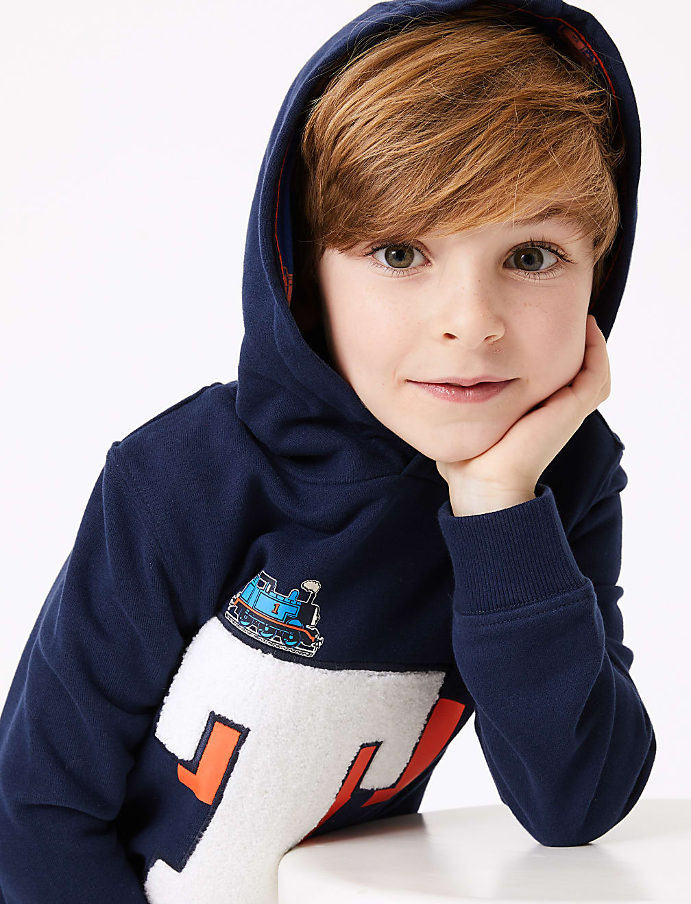 Cotton Rich Thomas™ Boucle Hoodie (2-7 Years)