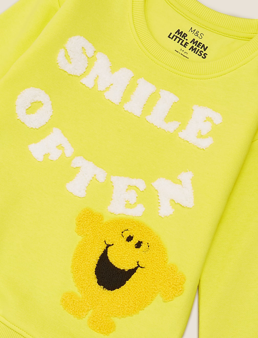 Cotton Mr Happy™ Smile Often Sweatshirt (2-7 Yrs)