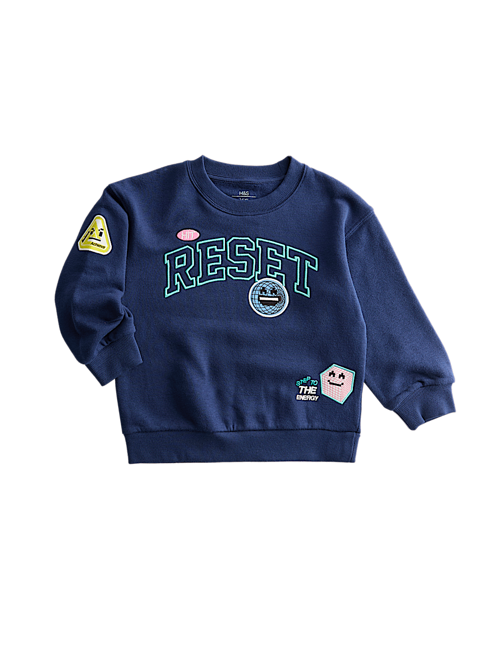 Cotton Rich Graphic Sweatshirt (2-8 Yrs)