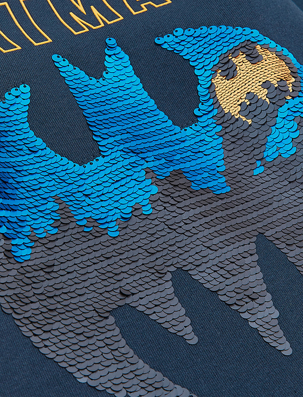 Cotton Rich Batman™ Reversible Sequin Sweatshirt (2-7 Yrs)