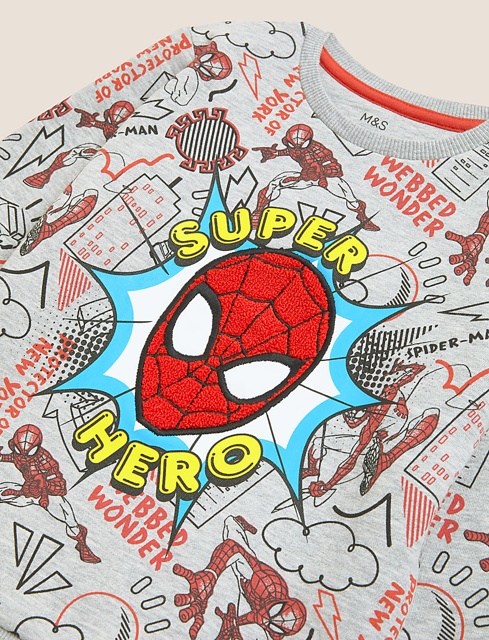 Cotton Rich Spider-Man&trade; Sweatshirt (2-7 Yrs)