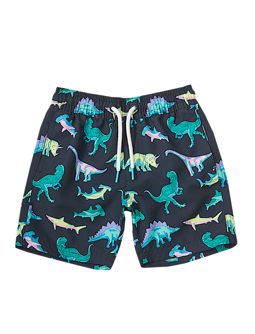 Sustainable Dinosaur Print Swim Shorts (3 Months - 7 Years)