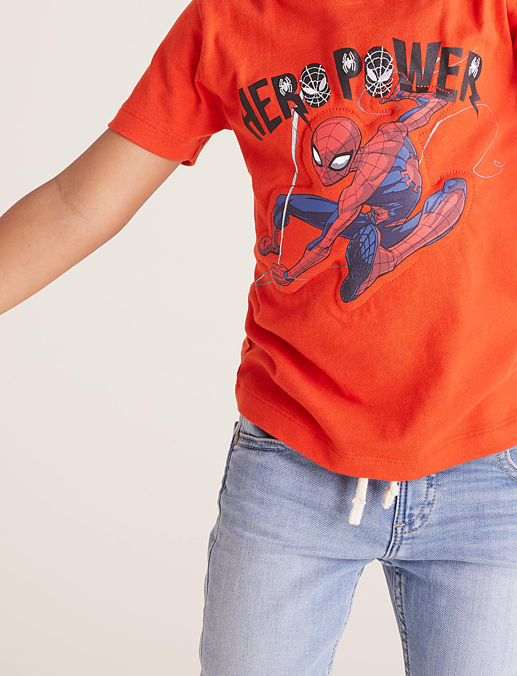 Pure Cotton Spider-Man&trade; 3D T-Shirt