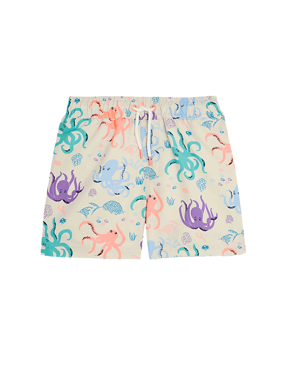 Octopus Print Swim Shorts (2 - 8 Yrs)