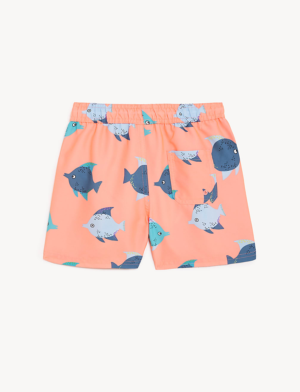 Fish Print Swim Shorts (2-8 Yrs)
