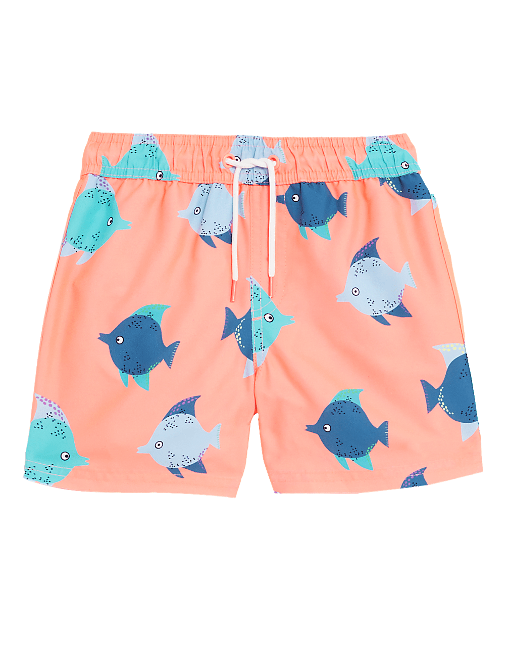 Fish Print Swim Shorts (2-8 Yrs)