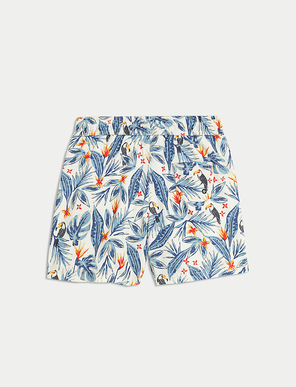 Mini Me Toucan Print Swim Shorts (2-8 Yrs)