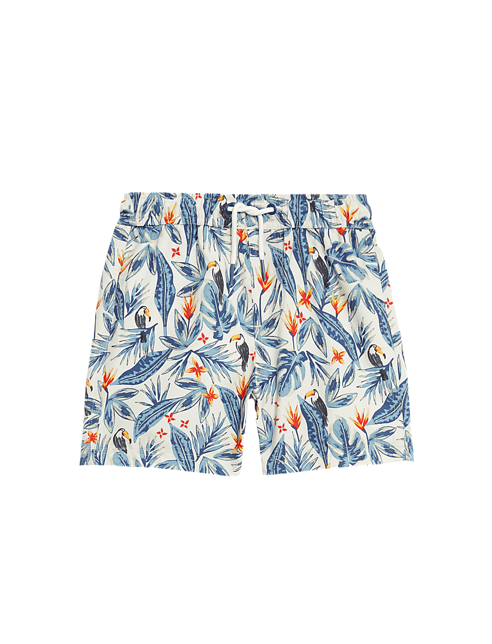 Mini Me Toucan Print Swim Shorts (2-8 Yrs)