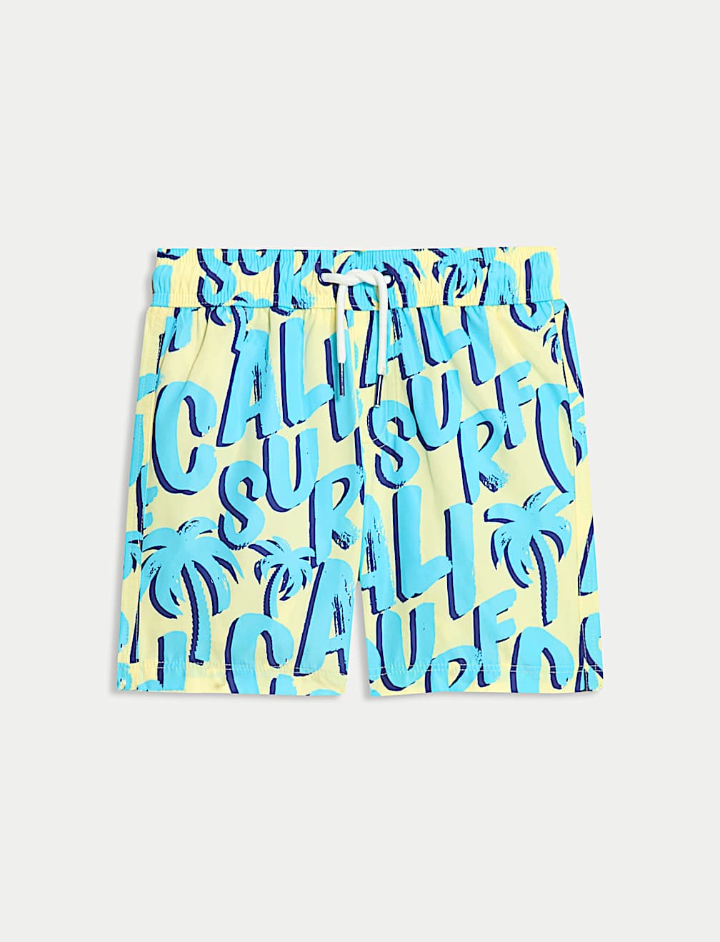 Cali Surf Print Swim Shorts (2-8 Yrs)