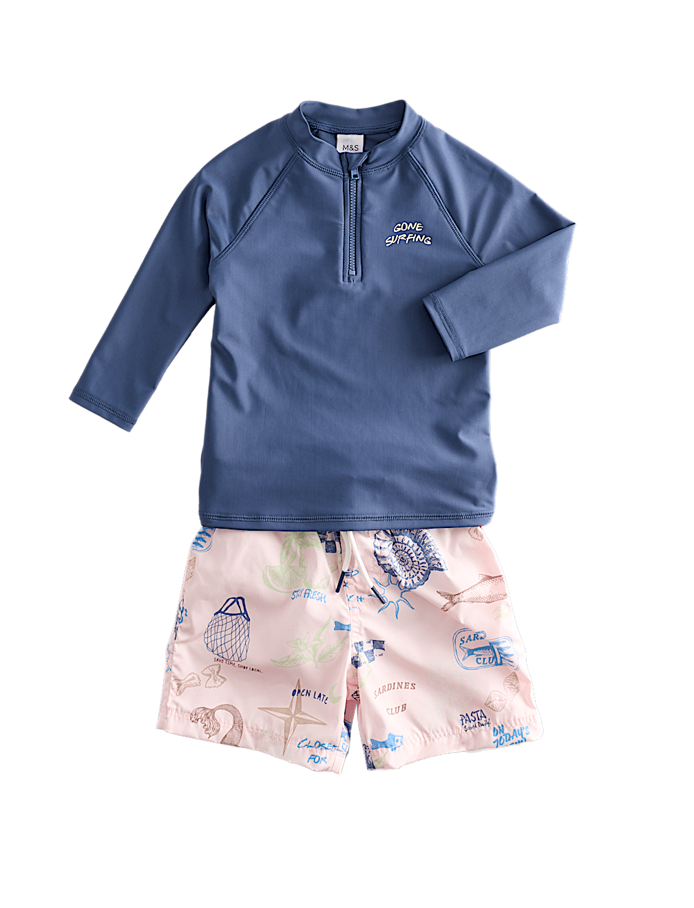2 Piece Printed Swim Set (2-8 Yrs)