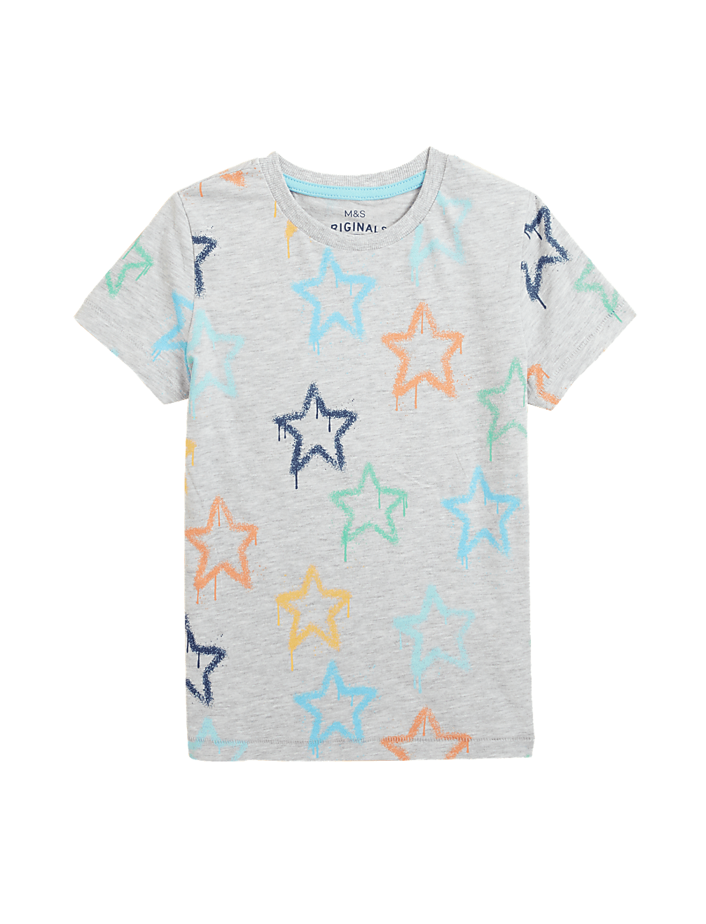 Cotton Mix Printed Crew Neck T-shirt