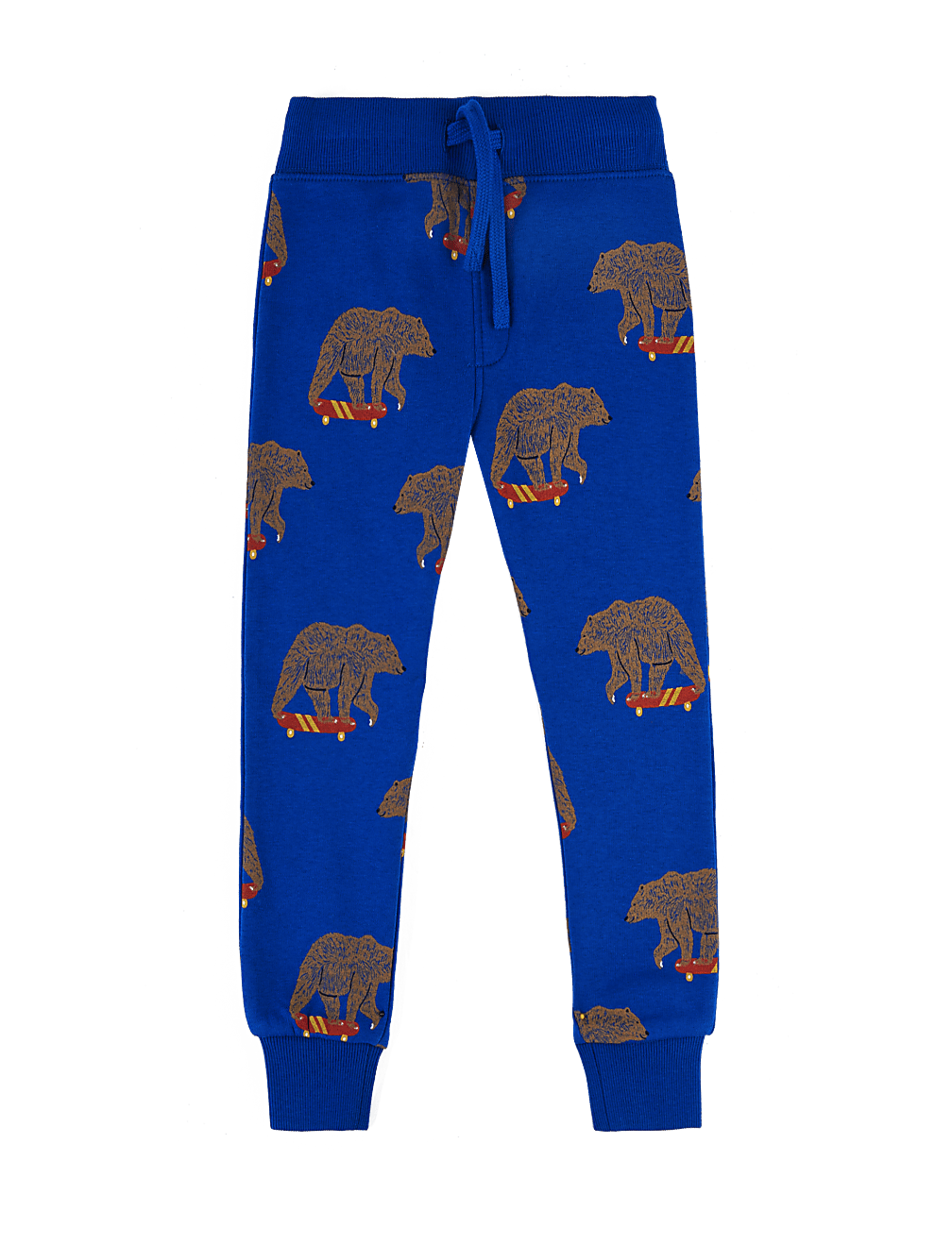 Cotton Rich Bear Print Joggers (2-7 Yrs)