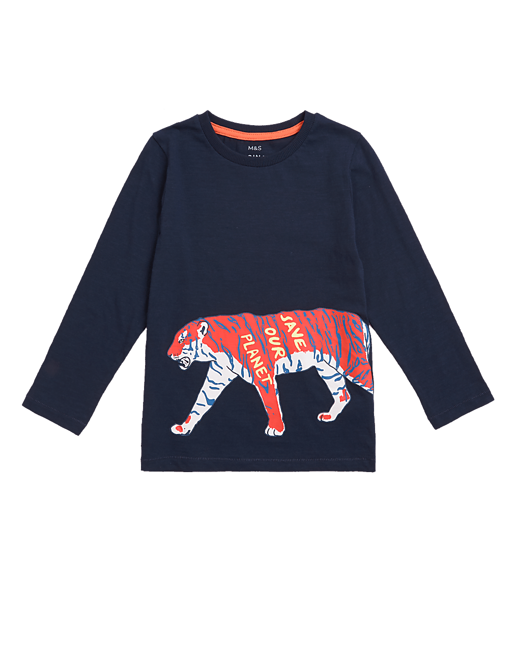 Cotton Save Our Planet Tiger Top (2-7 Yrs)