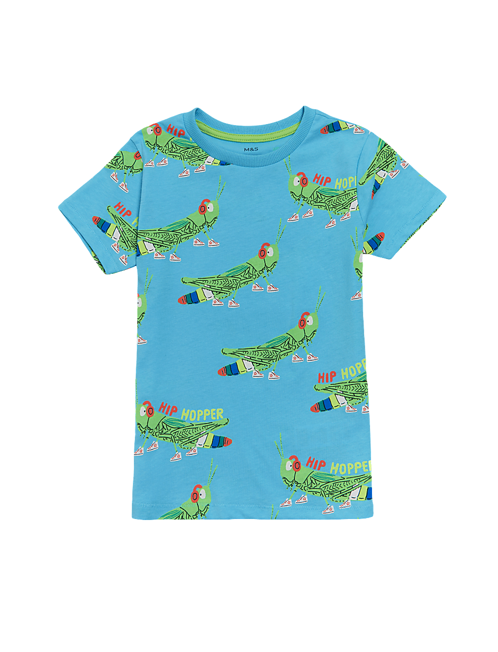 Organic Cotton Grasshopper Print T-Shirt