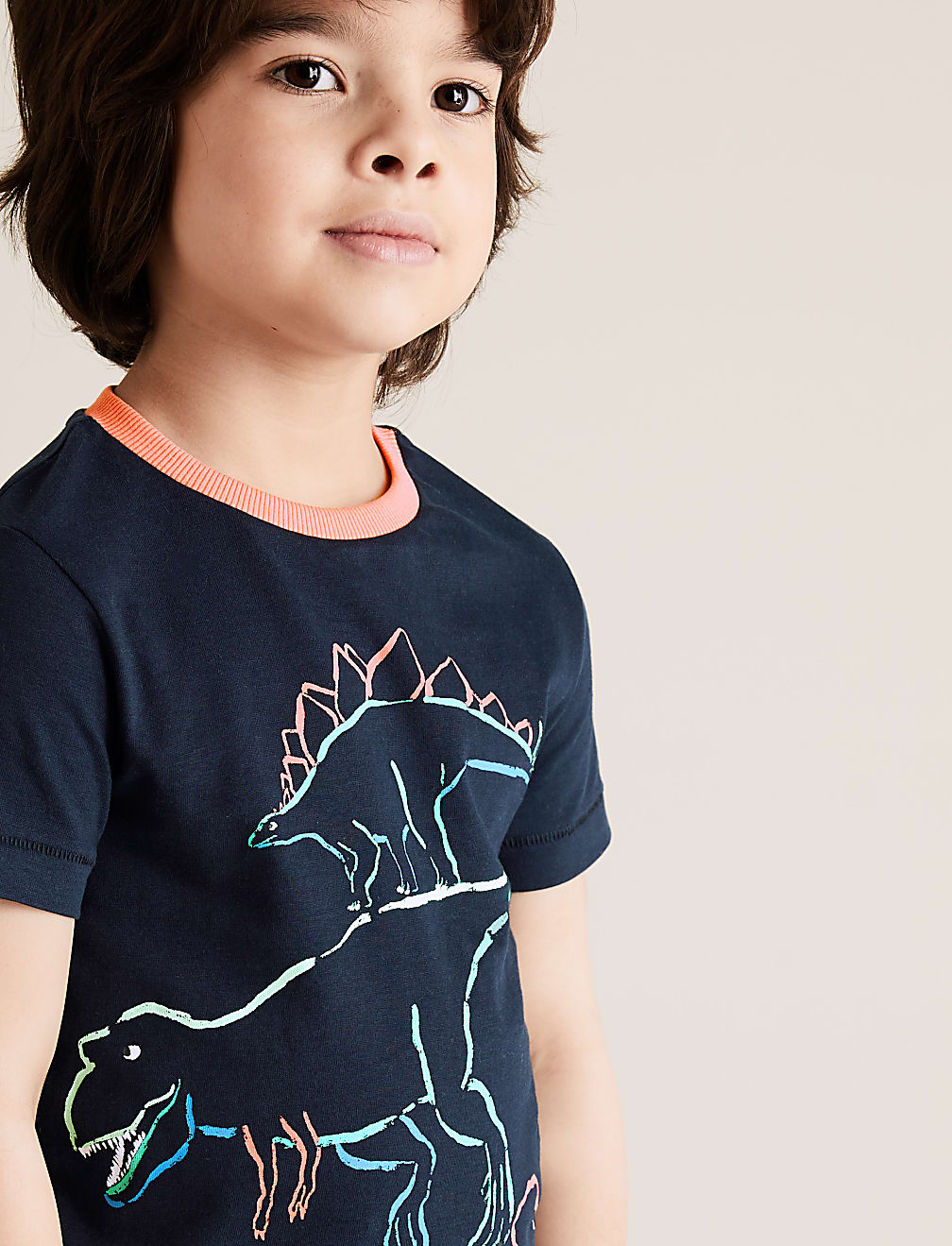 Organic Cotton Dinosaur T-Shirt (2-7 Yrs)