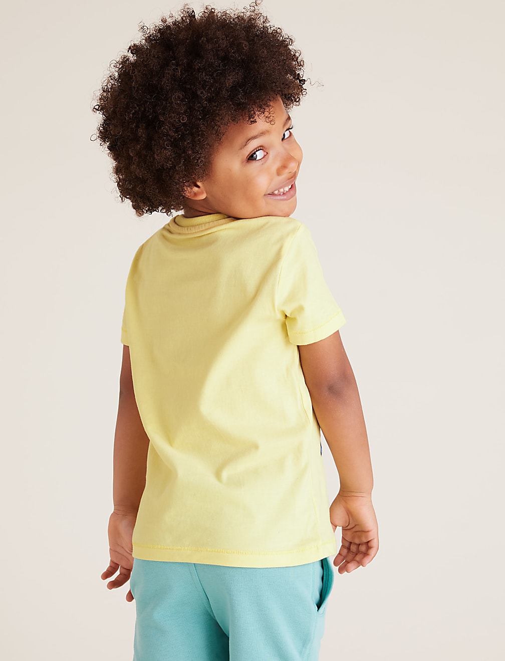 Pure Cotton Shark Print T-Shirt