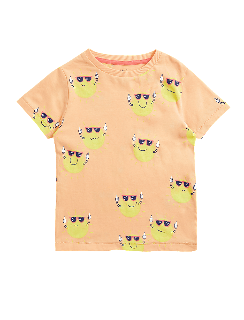 Pure Cotton Sun Print T-Shirt (2-7 Yrs)