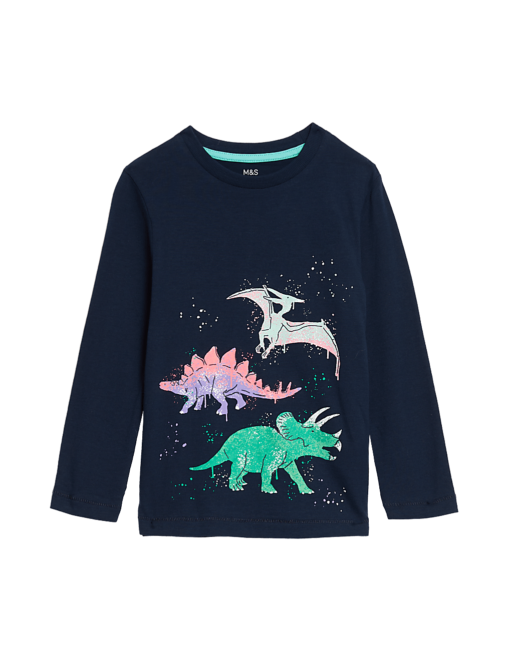 Pure Cotton Dinosaur Top (2-8 Yrs)
